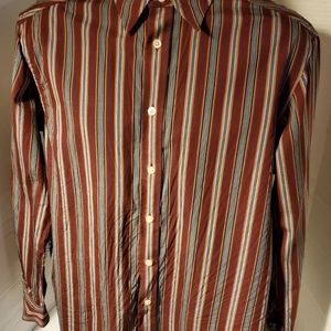 Robert Graham button-down long sleeve shirt size medium